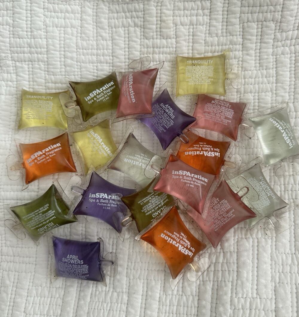 New Old Stock inSPAration Hot Tub Aromatherapy Sampler 20 ct Spa & Bath 7 Scents